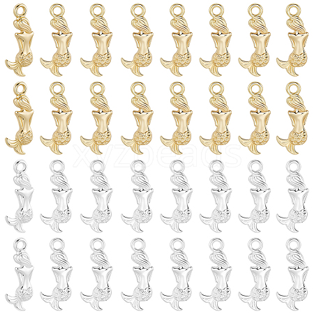 60Pcs 2 Colors Alloy Pendants FIND-BBC0004-31-1
