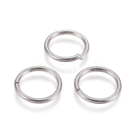 Tarnish Resistant 304 Stainless Steel Saw Cut Open Jump Rings STAS-P212-25P-04-1