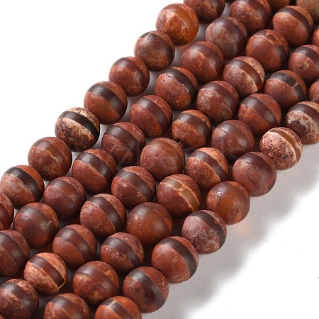 Tibetan Style dZi Beads Strangs G-H066-A01-01A-1