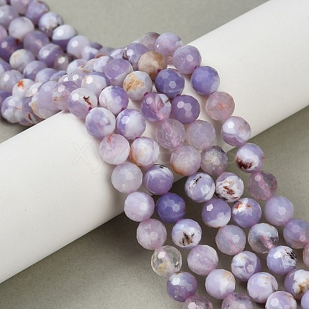 Natural Lavender Amethyst Beads Strands G-Z106-A03-6mm-1
