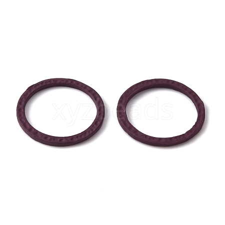 Spray Painted Alloy Linking Rings FIND-WH0050-60B-1