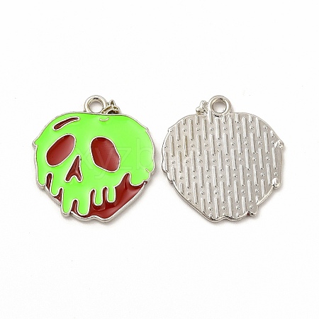 Rack Plating Alloy Enamel Pendants FIND-G054-20P-02-1