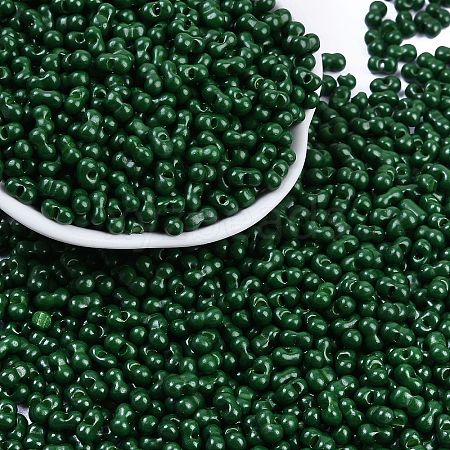 Baking Paint Glass Seed Beads SEED-K010-A23-1