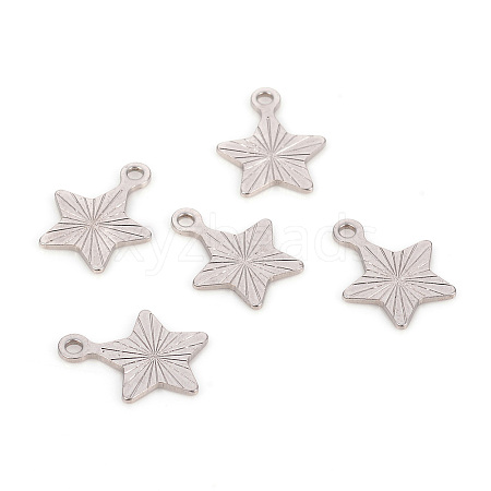 201 Stainless Steel Charms STAS-L244-18P-1