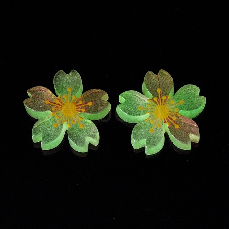 Luminous Resin Cabochons X-RESI-G030-01B-1