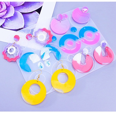 DIY Silicone Irregular Shape Pendant Molds DIY-M047-01D-1