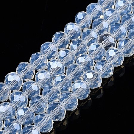 Electroplate Glass Beads Strands EGLA-A044-J6mm-A06-1