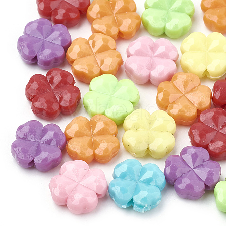 Opaque Acrylic Beads MACR-S296-14-1