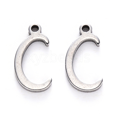 Tarnish Resistant 201 Stainless Steel Charms STAS-R105-C-1