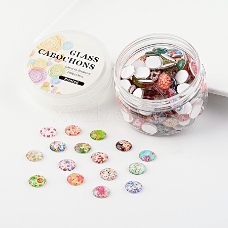 Glass Cabochons GGLA-JP0002-01-1