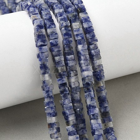 Natural Blue Spot Jasper Beads Strands G-I394-A08-1