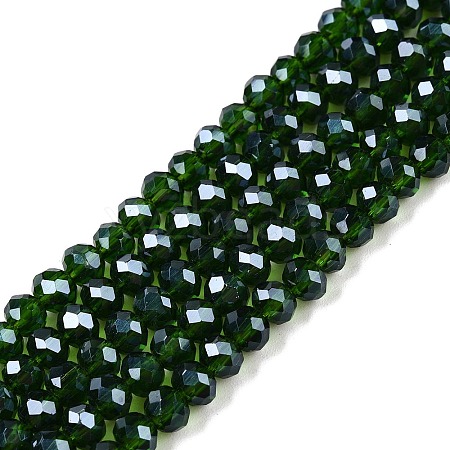 Electroplate Glass Beads Strands EGLA-A044-T4mm-A24-1