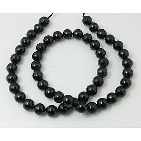 Natural Tourmaline Bead Strands X-G-H1603-4mm-1