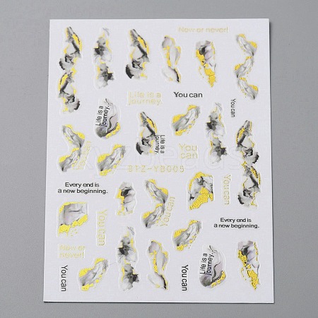 Nail Art Stickers MRMJ-WH0086-28B-1