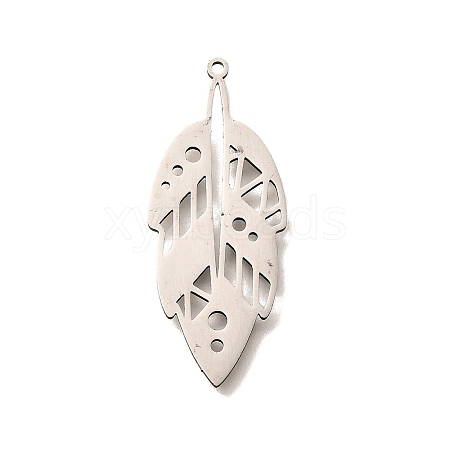 304 Stainless Steel Pendants STAS-B083-15P-1