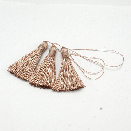 Nylon Thread Tassel Big Pendant Decorations NWIR-J005-16-1