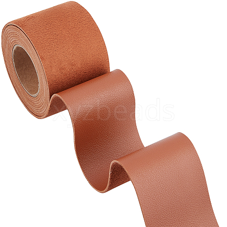 2M PVC Imitation Leather Ribbons SRIB-WH0011-126D-04-1