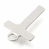 Non-Tarnish 201 Stainless Steel Charms X-STAS-C021-06P-T-3