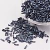 Glass Twisted Bugle Beads SEED-E002-12mm-829#-1