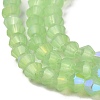 Imitation Jade Electroplate Glass Beads Strands LS-EGLA-A039-J6mm-L01-3