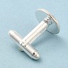 Flat Round Brass Cuff Settings LS-KK-XCP0001-72S-3