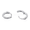 Tarnish Resistant 304 Stainless Steel Hoop Earrings Findings LS-STAS-N092-189-3