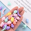 Opaque Acrylic Beads X-TACR-S154-45D-5