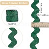 5 Yards Polyester Wavy Fringe Trim Ribbon OCOR-GF0003-45A-2