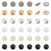 36Pcs 6 Colors Aluminum Snap Buttons FIND-WR0011-57B-1