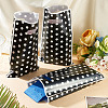 Polka Dot PET Plastic Packing Bags with Die Cut Hole Handle ABAG-TADJ0002-001G-4