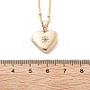 Clear Cubic Zirconia Locket Necklaces NJEW-A036-01A-3