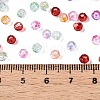 Baking Paint Electroplate Transparent Glass Seed Beads SEED-N006-07-4