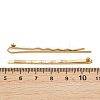 304 Stainless Steel Hair Bobby Pins Findings STAS-F329-02A-G-4