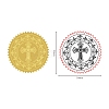 Self Adhesive Gold Foil Embossed Stickers DIY-WH0211-095-1