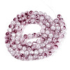 Baking Paint Glass Beads Strands DGLA-N015-8mm-05-2