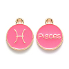 Alloy Enamel Pendants X-ENAM-S124-01B-03H-1