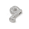 Brass Micro Pave Cubic Zirconia Pendants KK-A300-02P-Q-2
