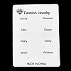 Paper Jewelry Display Cards CDIS-M005-28-1