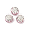 Alloy Rhinestone Clay Pave Beads ALRI-D300-02S-06-1