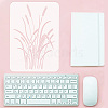 6Pcs 6 Styles PET Hollow Out Drawing Painting Stencils DIY-WH0394-0314-3