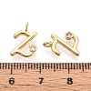 Brass Micro Pave Cubic Zirconia Charms KK-N263-97G-Z-3