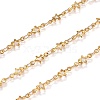 3.28 Feet Ion Plating(IP) 304 Stainless Steel link Chains X-CHS-K007-09G-1