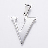 Tarnish Resistant 304 Stainless Steel Pendants STAS-F106-95P-V-2