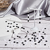 600Pcs 2 Colors Opaque Acrylic Slide Charms OACR-SC0001-39-4