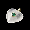 Natural Quartz Crystal Pendants G-C274-04I-3