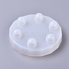 DIY Flat Round Display Stand Silicone Molds DIY-G014-04-3