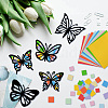 CREATCABIN Paper Window Decoration AJEW-CN0001-49A-10-5