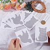 40Pcs 2 Styles Self-adhesive Plastic Window Screen Repair Tapes DIY-GF0010-42-3