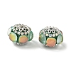 Acrylic Rhinestone Rondelle Beads CLAY-NH0003-02AS-2