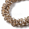 Faceted Transparent Glass Beads Stretch Bracelets BJEW-S144-001B-04-3